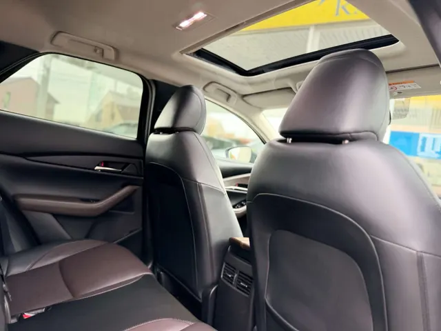 Mazda CX-30 2022 op de klinkers voor de showroom van Raf Cars in Ninove-Outer, foto 19
