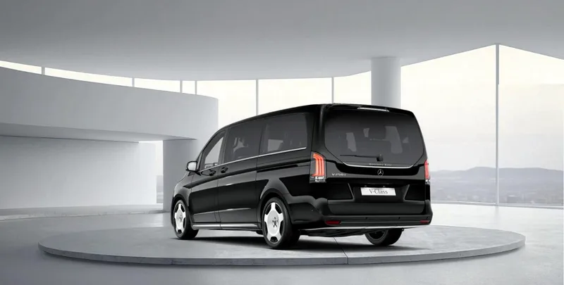 Mercedes-Benz V-Klasse VIP-uitvoering, driekwart achteraanzicht