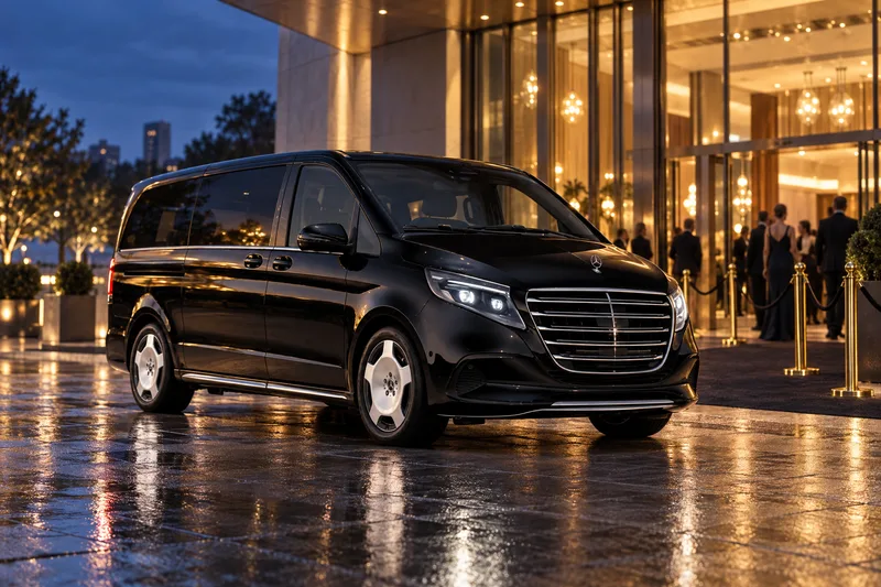 Mercedes-Benz V-Klasse VIP-uitvoering: een avond of een evenement