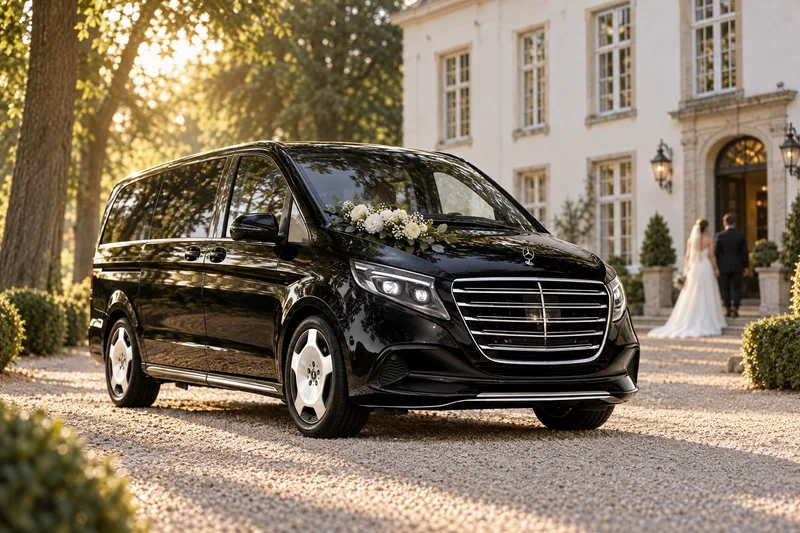 Mercedes-Benz V-Klasse VIP-uitvoering: een trouwfeest