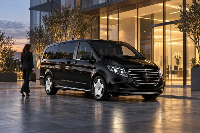 Mercedes-Benz V-Klasse VIP-uitvoering: een zakelijke verplaatsing